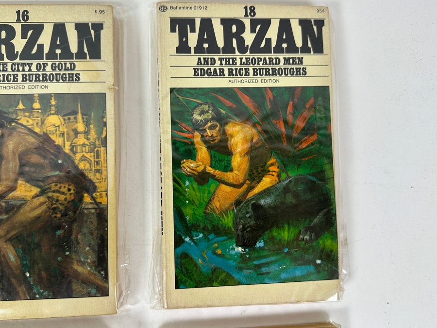 (6) Edgar Rice Burroughs Tarzan And The Eternal Savage Paperback Books [Photo 4]