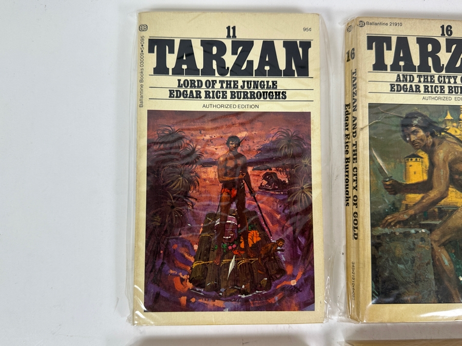 (6) Edgar Rice Burroughs Tarzan And The Eternal Savage Paperback Books [Photo 2]