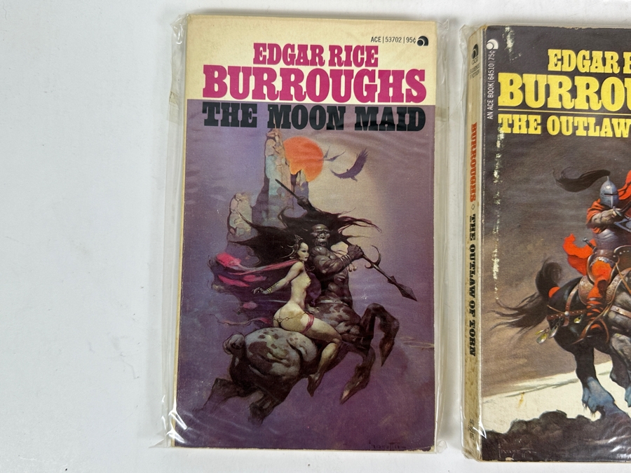 (6) Edgar Rice Burroughs Paperback Books Science Fiction Mars Series [Photo 13]