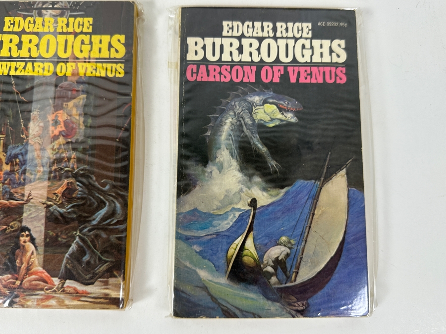 (6) Edgar Rice Burroughs Various Paperback Books [Photo 7]