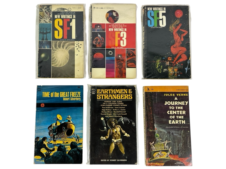 (6) Science Fiction Paperback Books