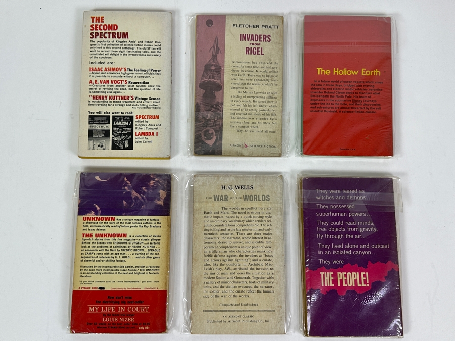 (6) Science Fiction Paperback Books [Photo 9]