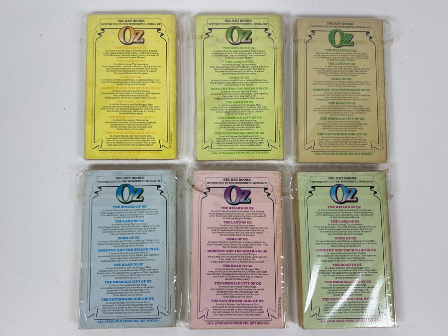 (6) L. Frank Baum Oz Paperback Books: Wizard Of Oz Books 1 - 6 [Photo 8]