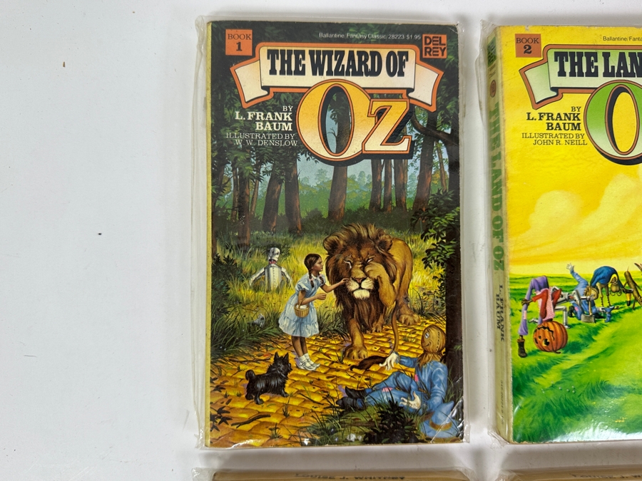 (6) L. Frank Baum Oz Paperback Books: Wizard Of Oz Books 1 - 6 [Photo 2]