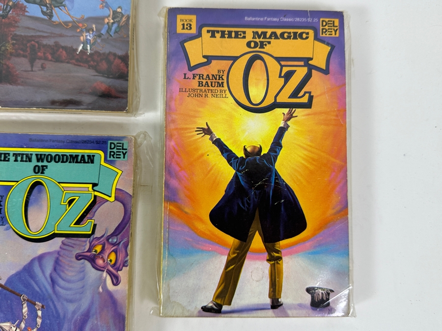 (7) L. Frank Baum Oz Paperback Books: Wizard Of Oz Books 7 - 13 [Photo 8]