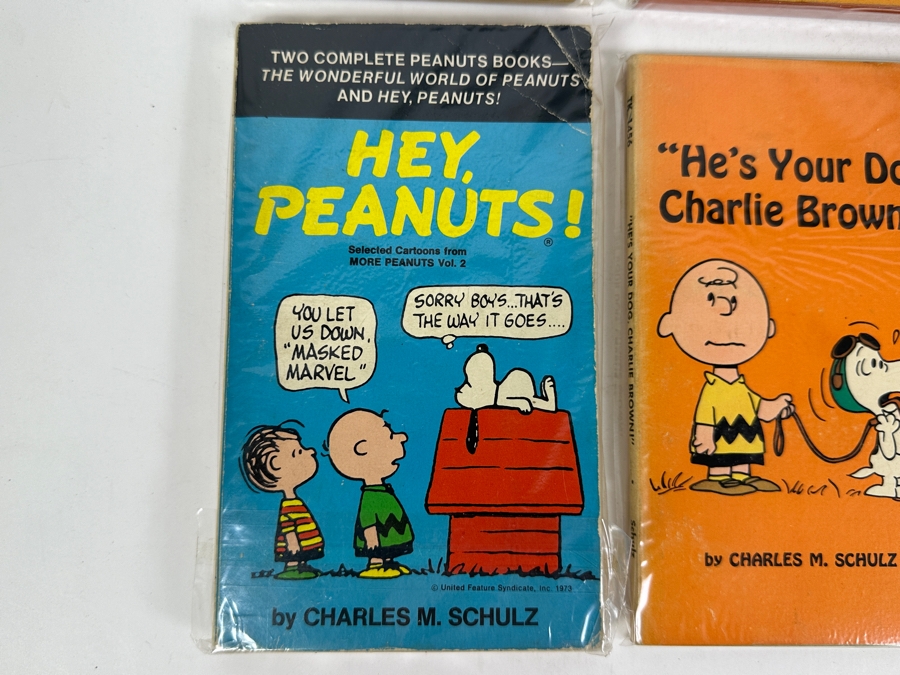 (8) Charles M. Schulz Peanuts Paperback Books Comics Featuring Charlie Brown And Snoopy [Photo 6]