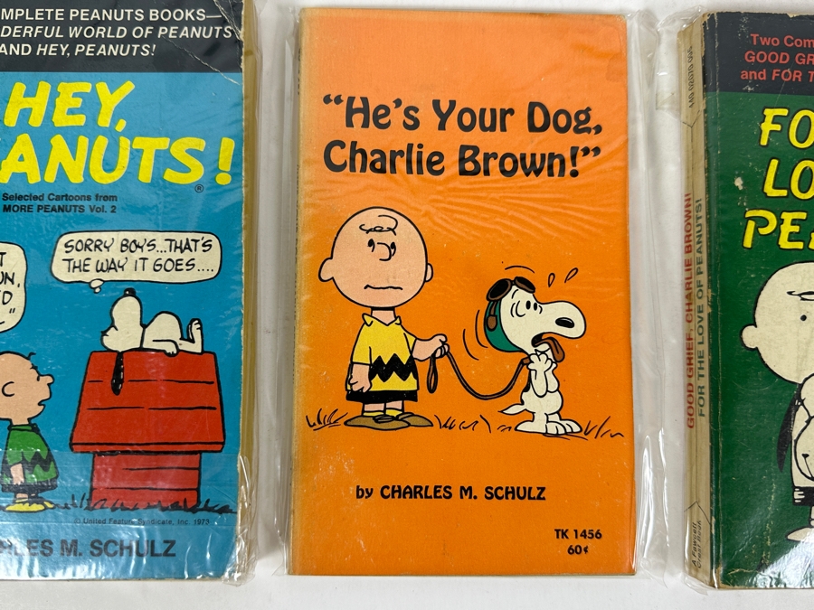 (8) Charles M. Schulz Peanuts Paperback Books Comics Featuring Charlie Brown And Snoopy [Photo 7]