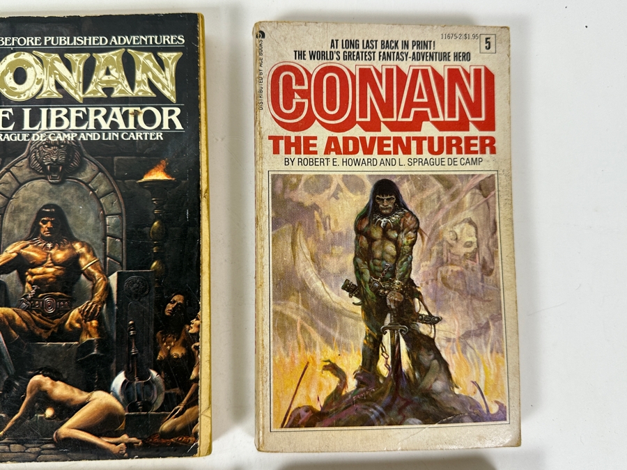(6) Conan The Barbarian Paperback Novels [Photo 4]