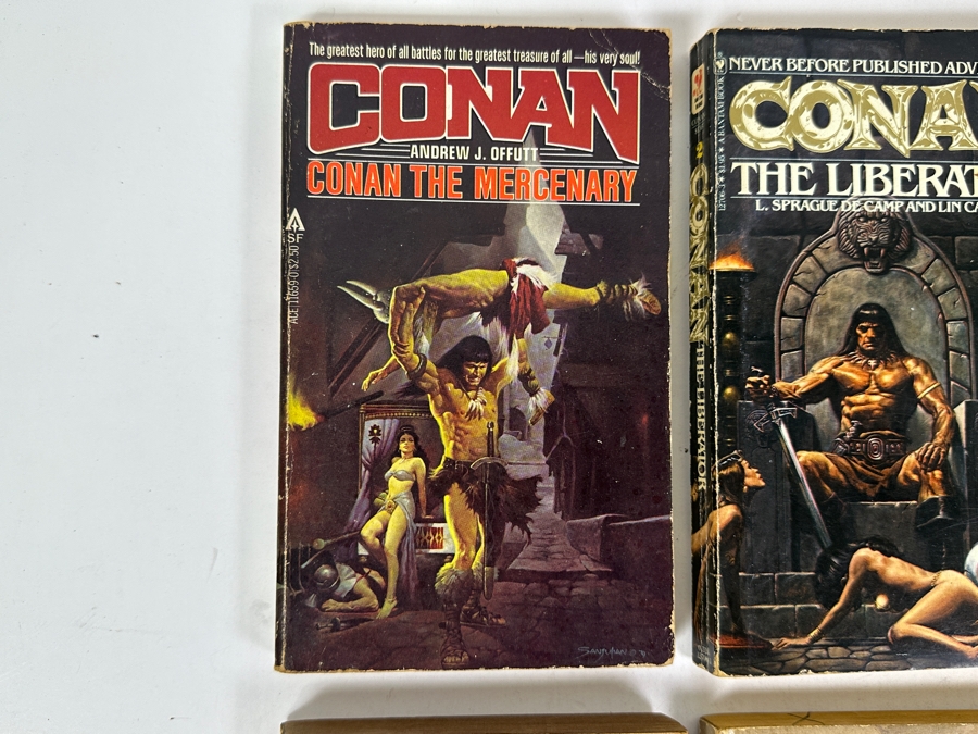 (6) Conan The Barbarian Paperback Novels [Photo 2]