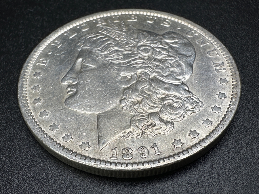 1891 Morgan Silver Dollar [Photo 2]