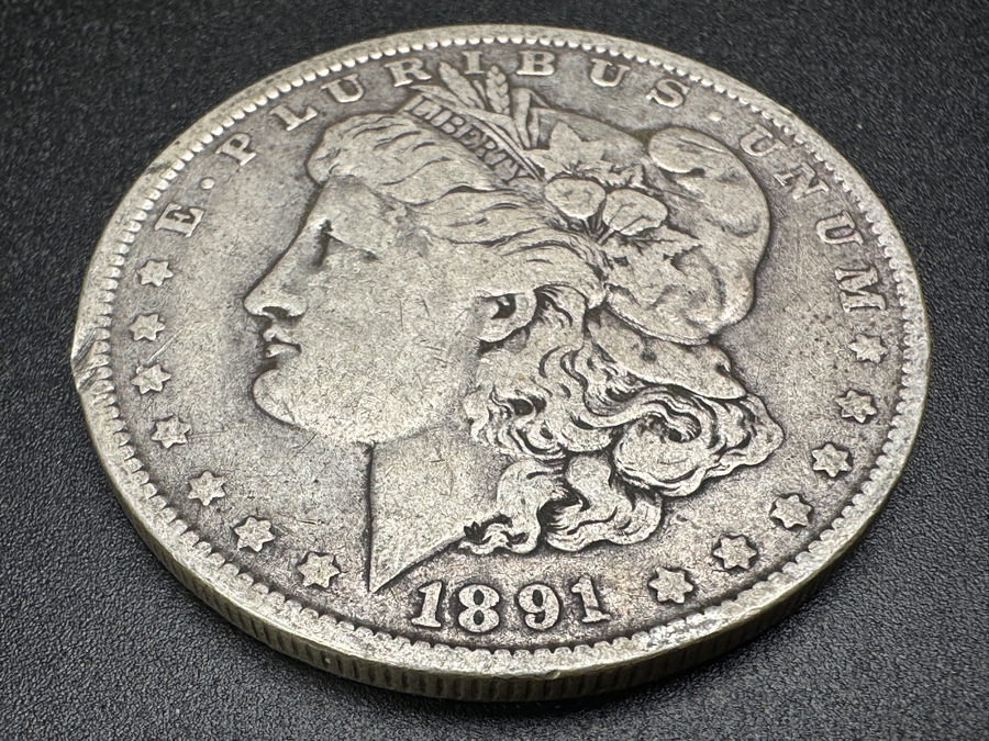 1891 O Morgan Silver Dollar [Photo 2]