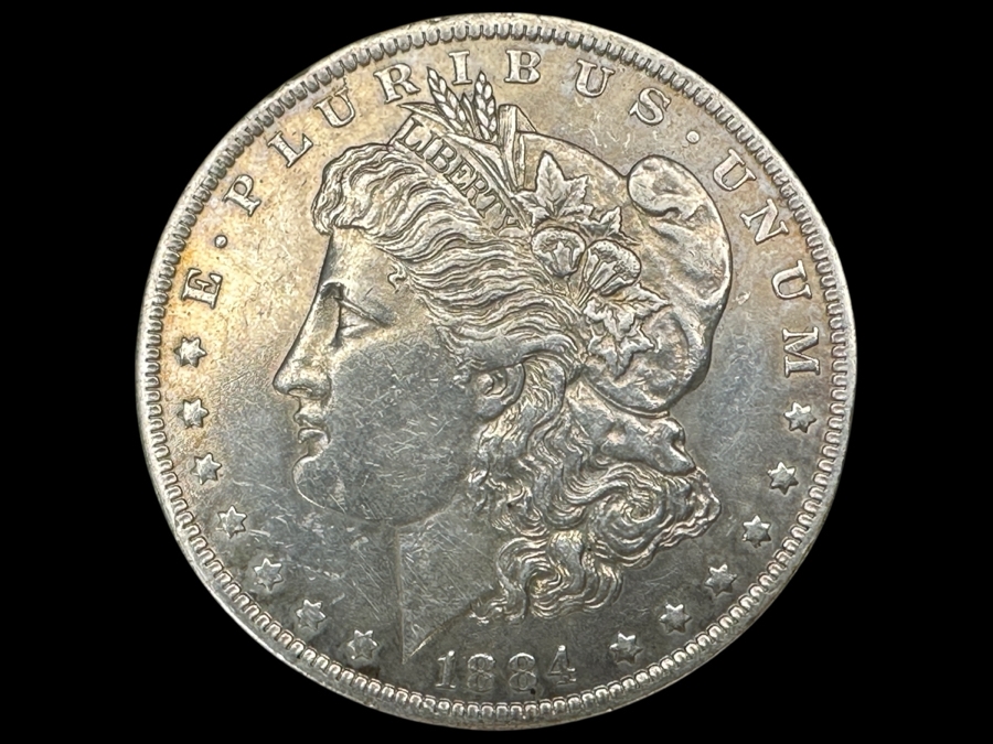 1884 O Morgan Silver Dollar