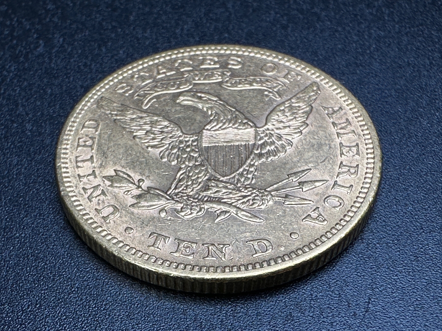 Antique 1895 $10 Liberty Gold Eagle Coin [Photo 6]