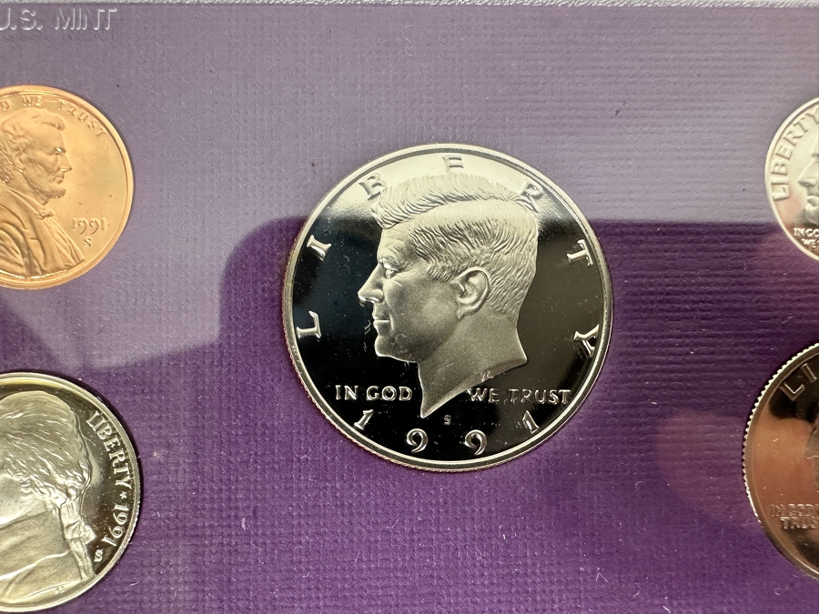 (4) United States Mint Proof Coin Sets From (1) 1991 S Mint And (3) 1992 S Mint [Photo 3]