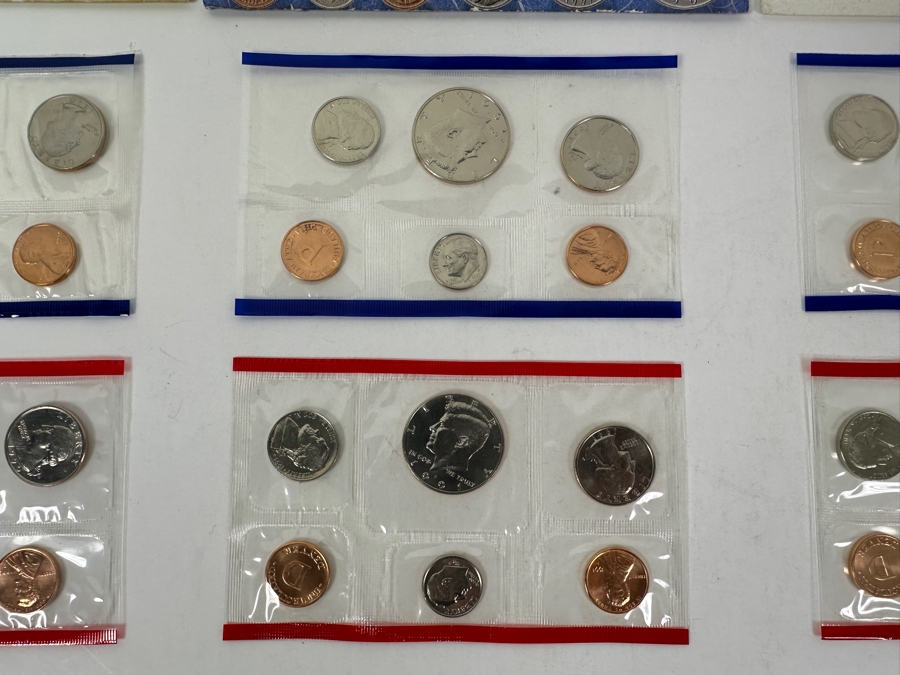 1990, 1991, 1992 & 1993 United States Mint Uncirculated Coin Sets With D And P Mint Marks [Photo 6]