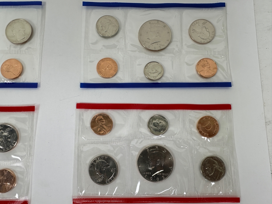 1990, 1991, 1992 & 1993 United States Mint Uncirculated Coin Sets With D And P Mint Marks [Photo 10]