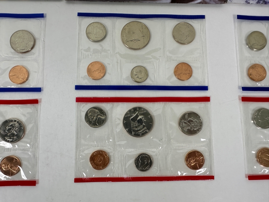 1994, 1995, 1996 & 1997 United States Mint Uncirculated Coin Sets With D And P Mint Marks	 [Photo 7]
