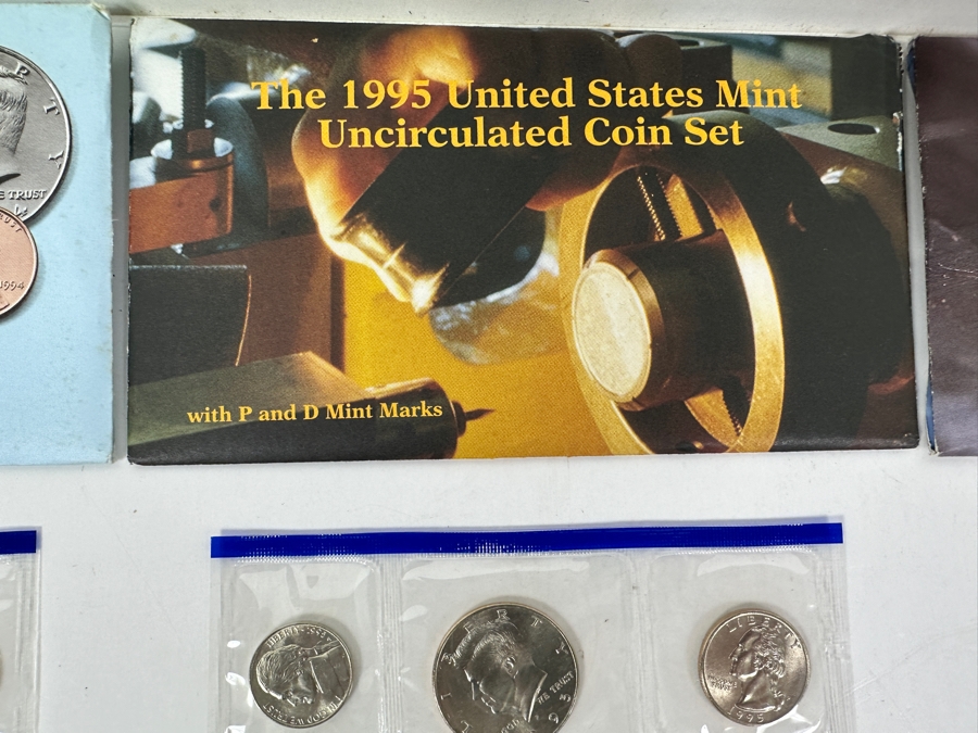 1994, 1995, 1996 & 1997 United States Mint Uncirculated Coin Sets With D And P Mint Marks	 [Photo 4]