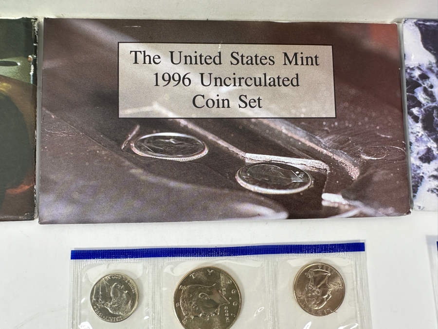 1994, 1995, 1996 & 1997 United States Mint Uncirculated Coin Sets With D And P Mint Marks	 [Photo 6]