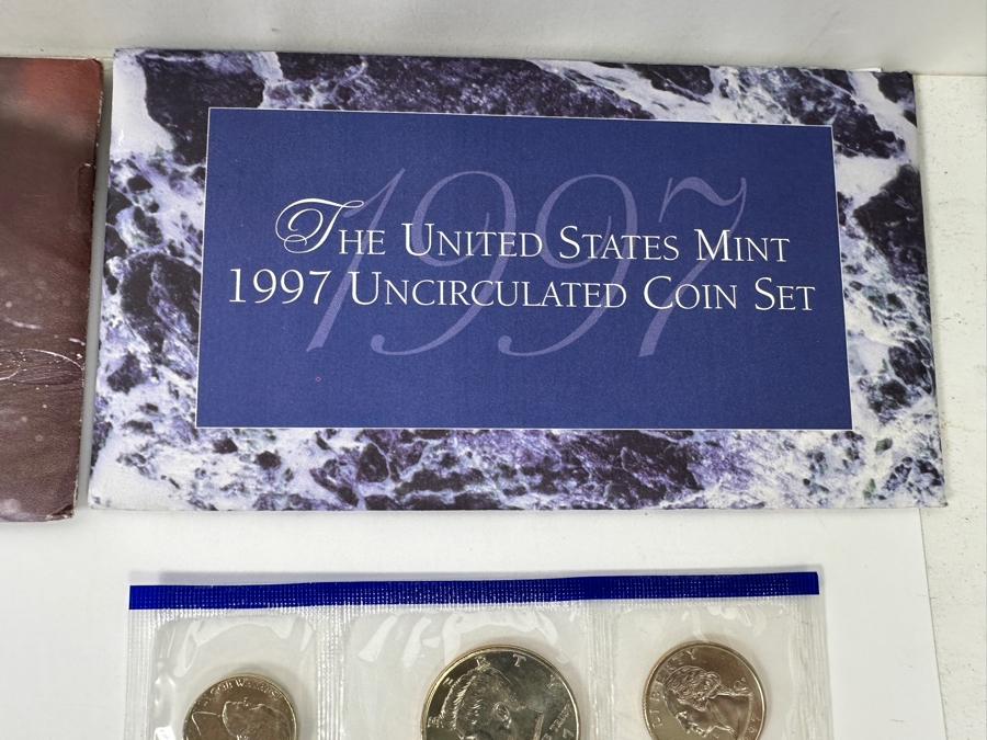 1994, 1995, 1996 & 1997 United States Mint Uncirculated Coin Sets With D And P Mint Marks	 [Photo 8]