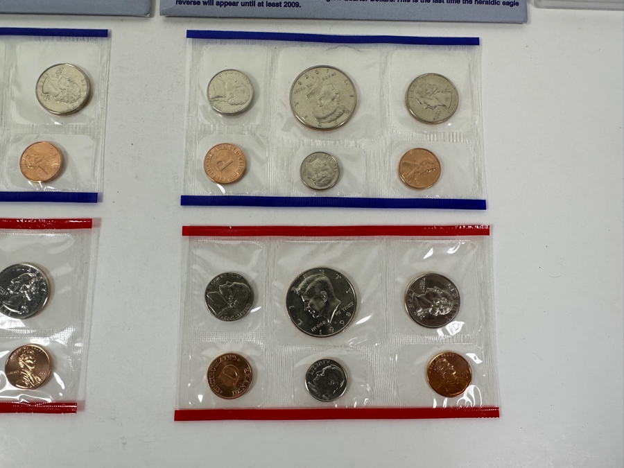 (2) 1998 United States Mint Uncirculated Coin Sets With D And P Mint Marks, (1) 1999 & 2000 United States Mint Proof Sets And 1999 & 2000 United States Mint 50 State Quarters Proof Sets [Photo 11]