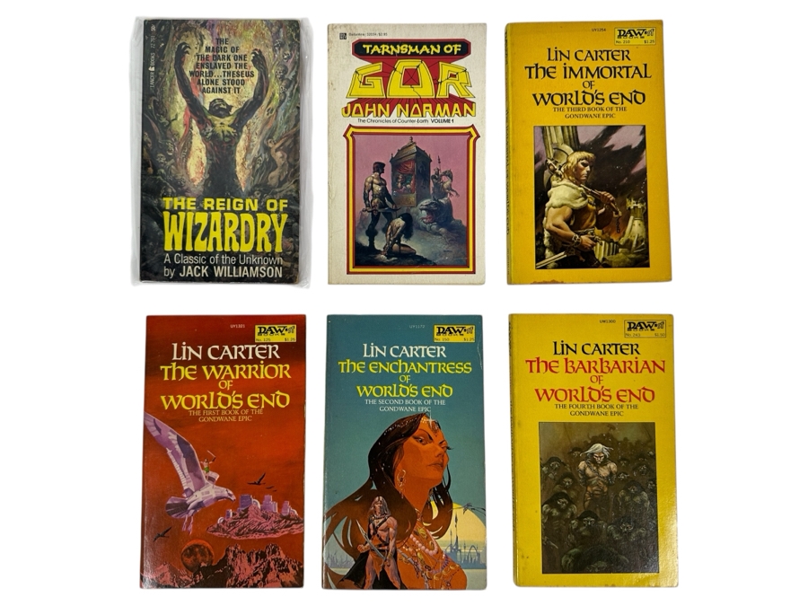 (6) Fantasy Paperback Books