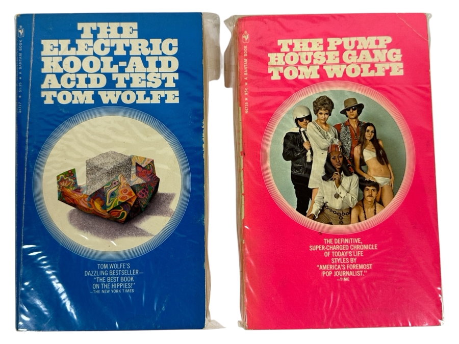 Tom Wolfe Paperback Books: The Electric Kool-Aid Acid Test And The Pump House Gang