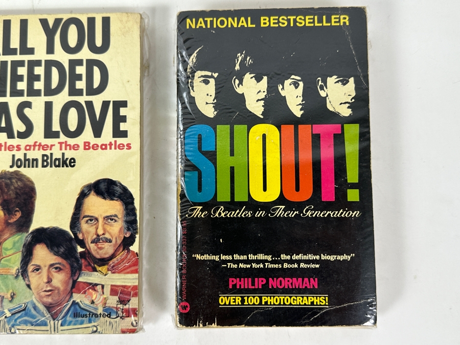 (2) Beatles Paperback Books: All You Needed Was Love The Beatles After The Beatles By John Blake And Shout! The Beatles In Their Generation By Philip Norman [Photo 3]
