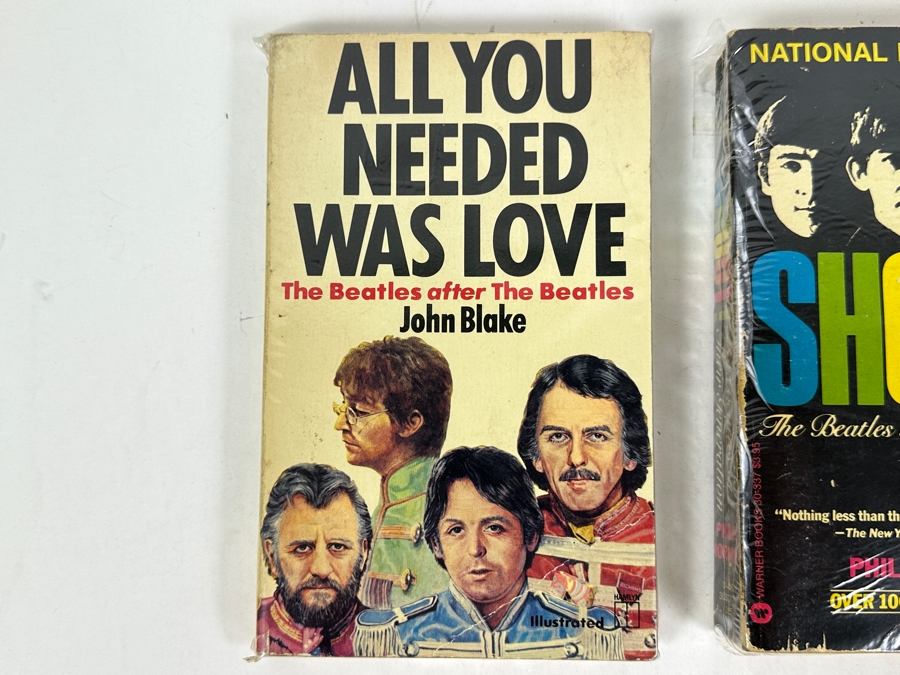 (2) Beatles Paperback Books: All You Needed Was Love The Beatles After The Beatles By John Blake And Shout! The Beatles In Their Generation By Philip Norman [Photo 2]