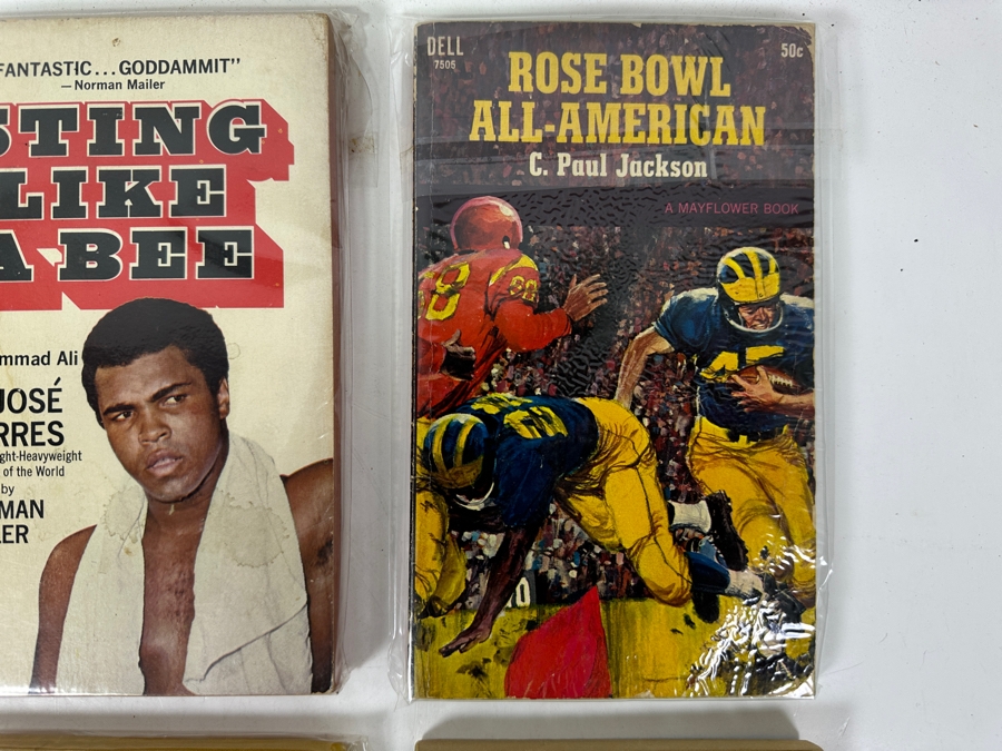 (6) Sports Related Paperback Books: Bruce Lee, Muhammad Ali, Rose Bowl All-American, The Great Houdini, Harlem Globetrotters & Koko’s Filly Del Mar Harness Racing [Photo 4]
