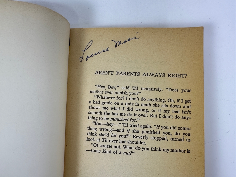 (6) Paperback Books: Planet Of The Apes, Signed The Girl Who Lived On The Ferris Wheel Signed By Louise Moeri, Ray Bradbury, Disney Frankenstein And The Whiz Kid And After The Flames Sci-Fi Book [Photo 5]