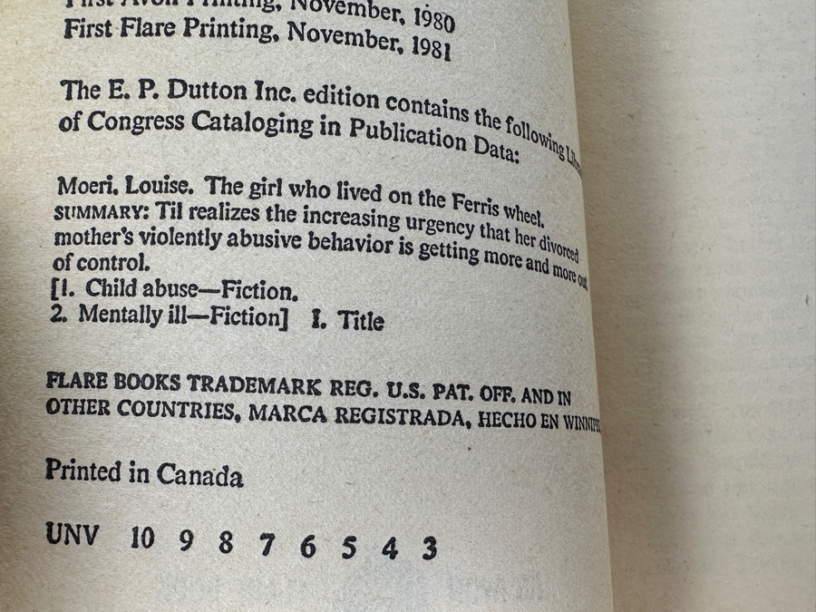 (6) Paperback Books: Planet Of The Apes, Signed The Girl Who Lived On The Ferris Wheel Signed By Louise Moeri, Ray Bradbury, Disney Frankenstein And The Whiz Kid And After The Flames Sci-Fi Book [Photo 7]