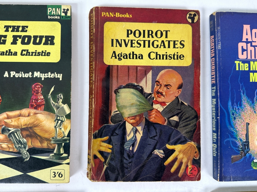 (6) Agatha Christie Mystery Paperback Books [Photo 3]