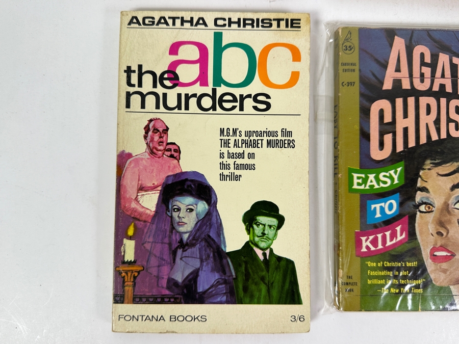 (6) Agatha Christie Mystery Paperback Books [Photo 5]