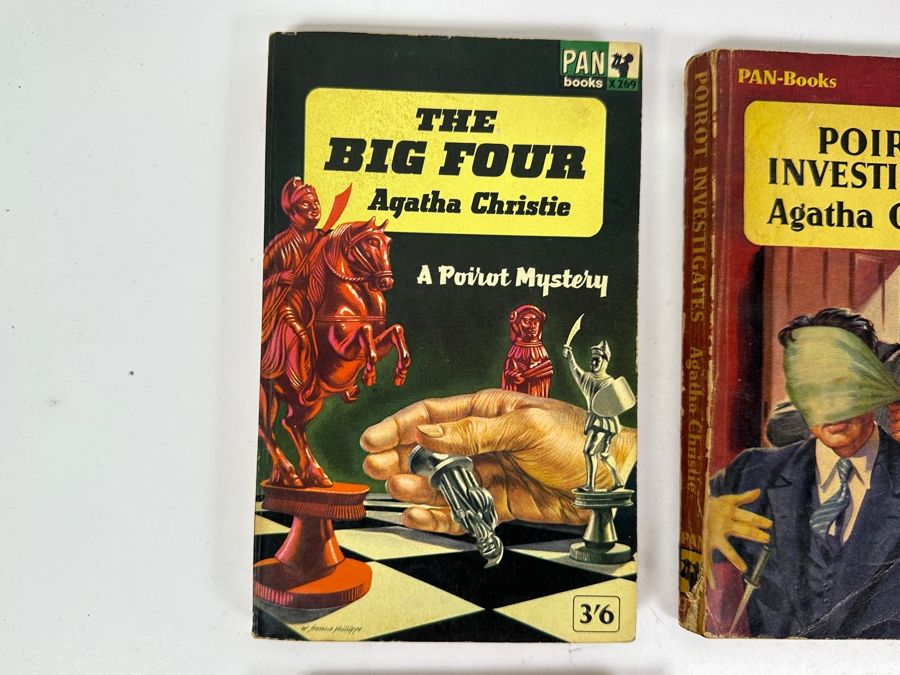 (6) Agatha Christie Mystery Paperback Books [Photo 2]