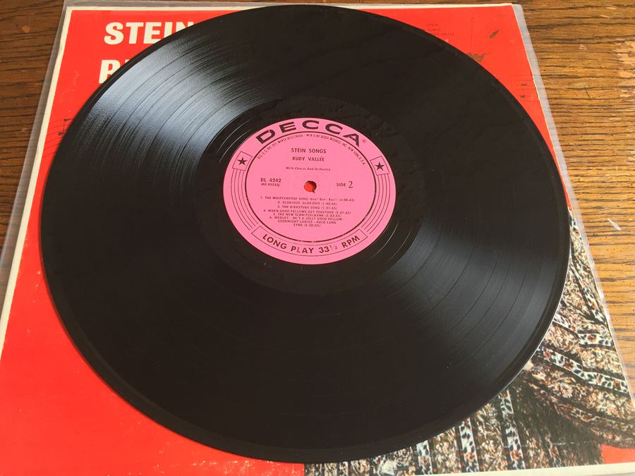 Rudy Vallee - Stein Songs - DL 4242 - SIGNED [Photo 6]