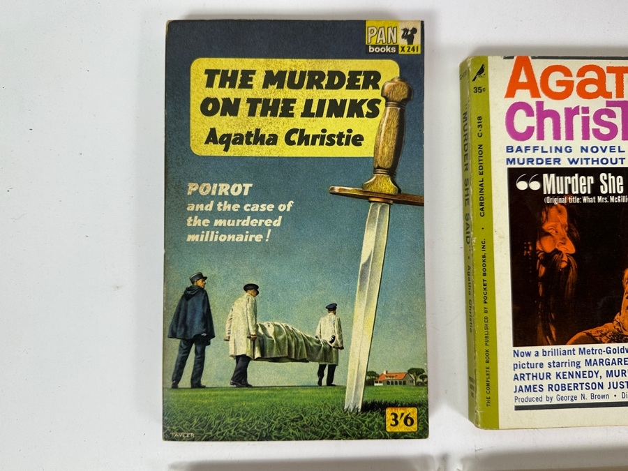 (8) Agatha Christie Mystery Paperback Books [Photo 2]