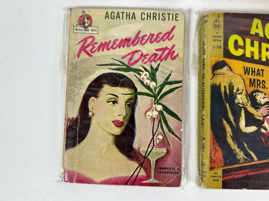 (8) Agatha Christie Mystery Paperback Books [Photo 6]