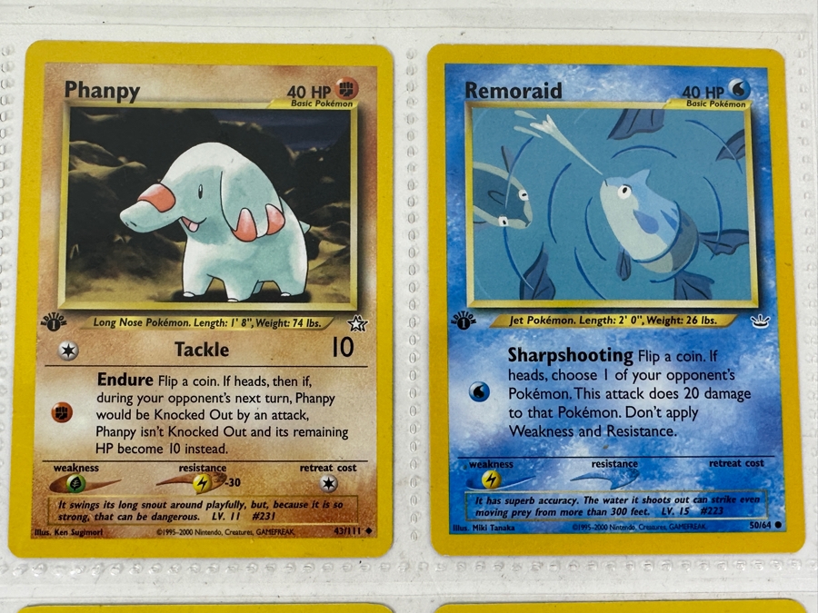 (18) Vintage Pokemon Trading Cards [Photo 4]