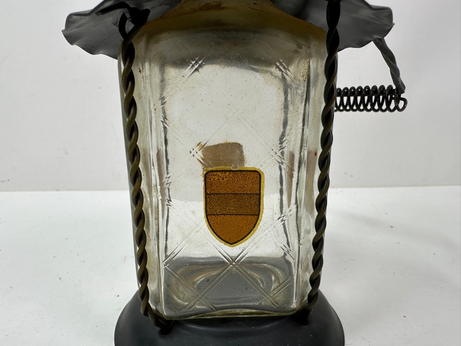 Vintage Lantern Style Liquor Decanter From Zurich Switzerland Hersteller 8H [Photo 3]