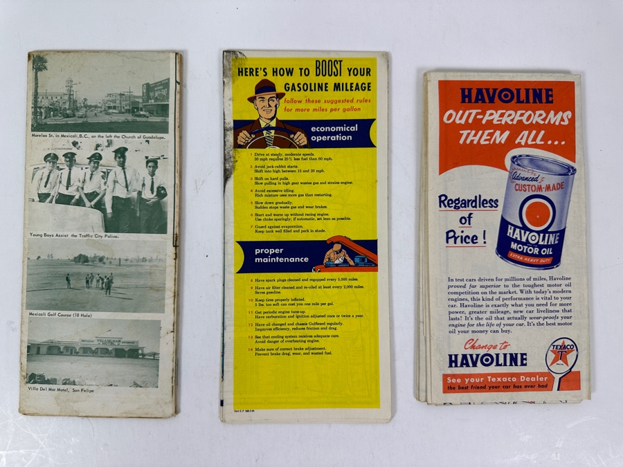 (3) Vintage Gasoline Sponsored Road Maps From Mexico [Photo 2]