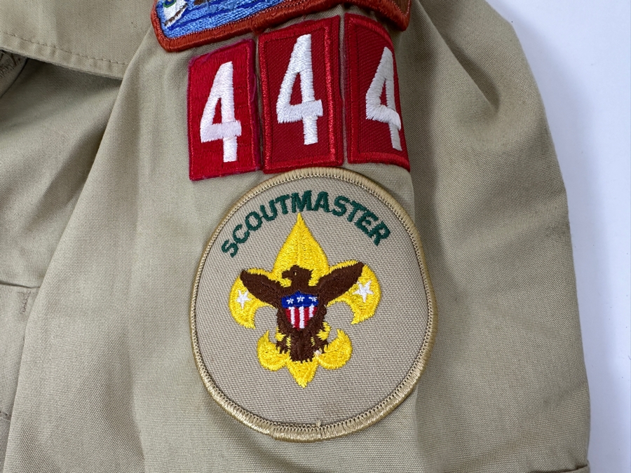 Official Boy Scouts Of America Uniform With San Diego County Council Patch 444 Scoutmaster Size M [Photo 3]