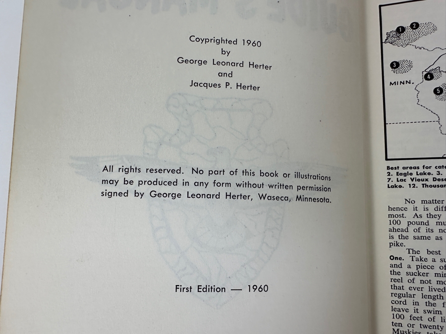 1960 First Edition Hardcover Book Professional Guide’s Manual [Photo 5]