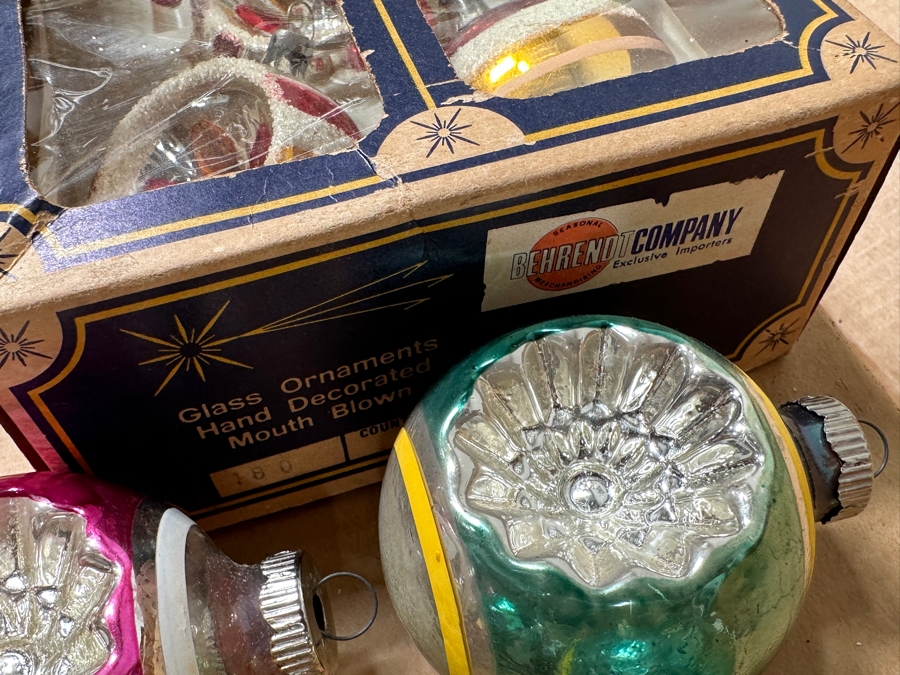 Vintage Glass Christmas Ornaments Shiny Brite [Photo 11]