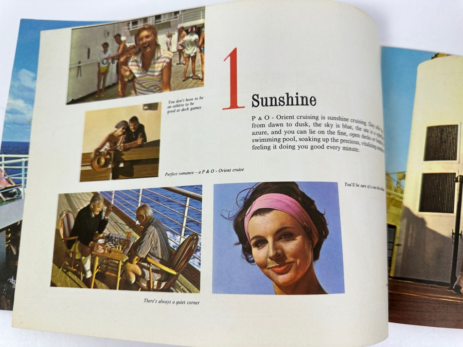 Vintage 1965 P&O Orient Lines Cruise Ship Brochure Sailings From England [Photo 10]