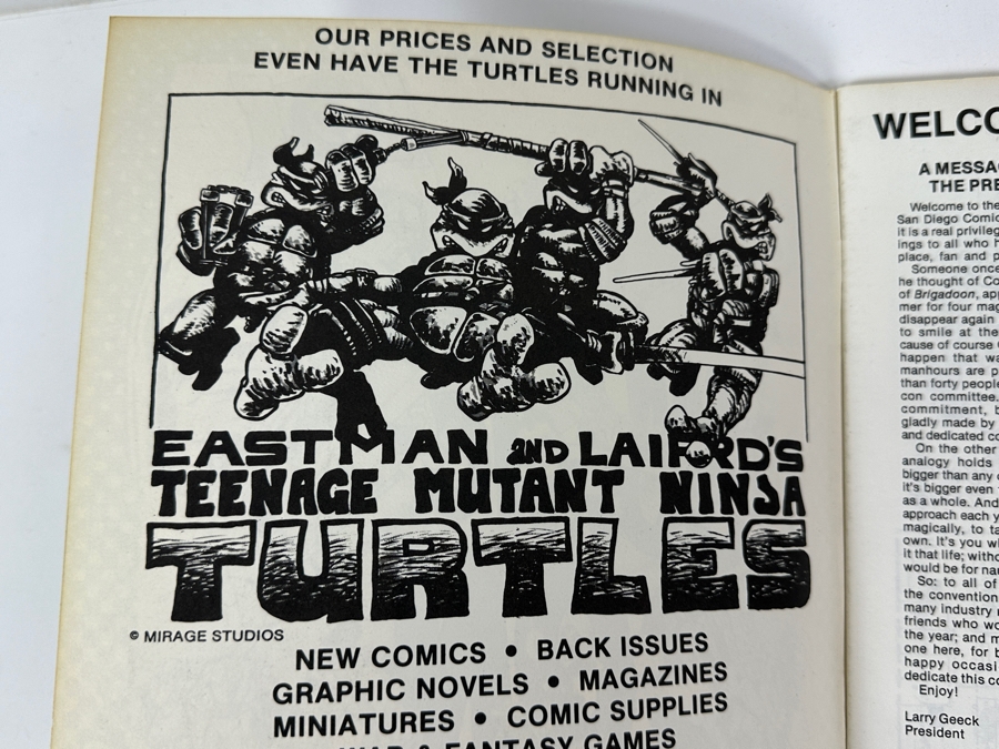 Vintage 1985 San Diego Comic-Con Program [Photo 3]