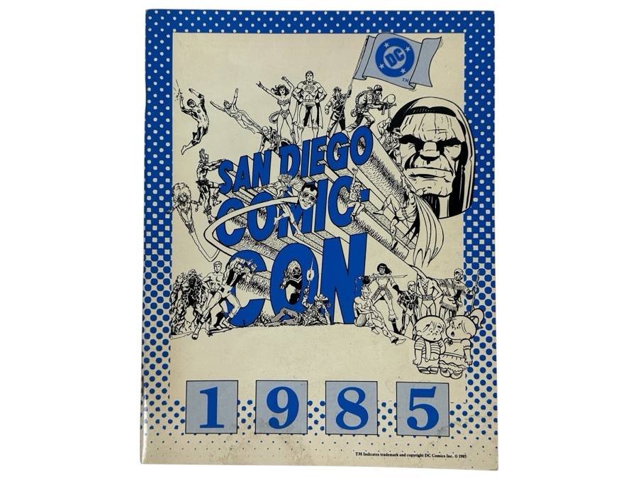 Vintage 1985 San Diego Comic-Con Program