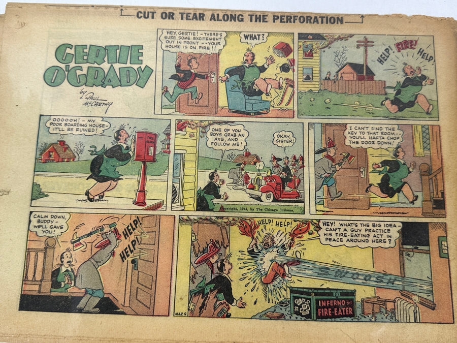 (4) Vintage 1941 Comic Book Magazines From The Los Angeles Sunday Times [Photo 14]
