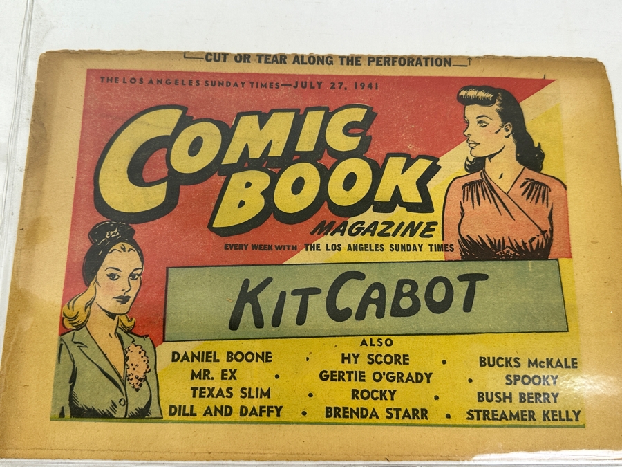 (4) Vintage 1941 Comic Book Magazines From The Los Angeles Sunday Times [Photo 8]