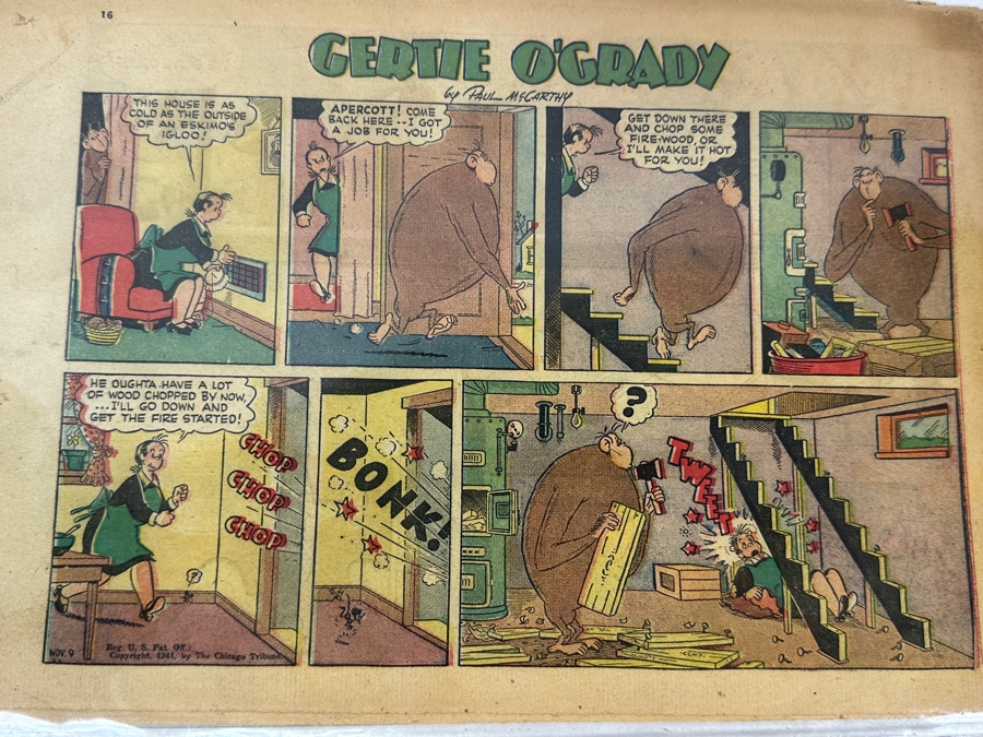 (4) Vintage 1941 Comic Book Magazines From The Los Angeles Sunday Times [Photo 11]